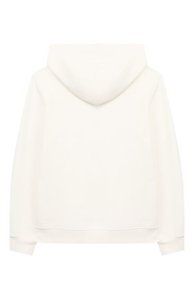Детский хлопковое худи SONIA RYKIEL ENFANT белого цвета по цене 9950 руб., арт. 20S1FL08 | Фото 2 Детский хлопковое худи SONIA RYKIEL ENFANT белого цвета, арт. 20S1FL08 | Фото 2