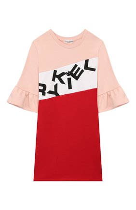 Детское хлопковое платье SONIA RYKIEL ENFANT светло-розового цвета по цене 9950 руб., арт. 20S1DR02 | Фото 1 Детское хлопковое платье SONIA RYKIEL ENFANT светло-розового цвета, арт. 20S1DR02 | Фото 1