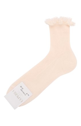 Детские хлопковые носки LA PERLA розового цвета по цене 2960 руб., арт. 43455/29-32 | Фото 1 Детские хлопковые носки LA PERLA розового цвета, арт. 43455/29-32 | Фото 1