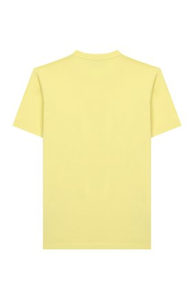 Детская хлопковая футболка STONE ISLAND желтого цвета по цене 4320 руб., арт. 721620147/4 | Фото 2 Детская хлопковая футболка STONE ISLAND желтого цвета, арт. 721620147/4 | Фото 2