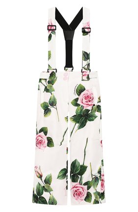 Детского утепленные брюки DOLCE & GABBANA белого цвета по цене 24850 руб., арт. L5JP6I/G7VHI/2-6 | Фото 1 Детского утепленные брюки DOLCE & GABBANA белого цвета, арт. L5JP6I/G7VHI/2-6 | Фото 1
