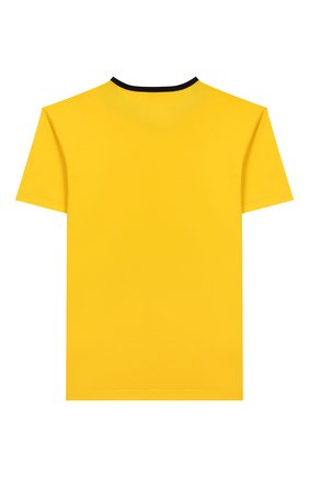 Детская хлопковая футболка DOLCE & GABBANA желтого цвета по цене 10450 руб., арт. L4JTAU/G7V0M/8-14 | Фото 2 Детская хлопковая футболка DOLCE & GABBANA желтого цвета, арт. L4JTAU/G7V0M/8-14 | Фото 2