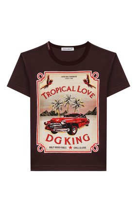 Детская хлопковая футболка DOLCE & GABBANA разноцветного цвета по цене 9720 руб., арт. L4JT6S/G7WGE/2-6 | Фото 1 Детская хлопковая футболка DOLCE & GABBANA разноцветного цвета, арт. L4JT6S/G7WGE/2-6 | Фото 1
