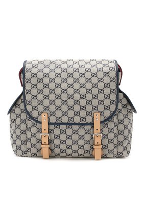 Детская хлопковая сумка GUCCI синего цвета по цене 111800 руб., арт. 606823/9SFNN | Фото 1 Детская хлопковая сумка GUCCI синего цвета, арт. 606823/9SFNN | Фото 1