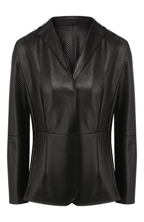 Женская кожаный жакет KITON черного цвета по цене 386000 руб., арт. D49574X08S57 | Фото 1 Женская кожаный жакет KITON черного цвета, арт. D49574X08S57 | Фото 1