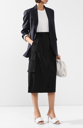 Женская хлопковая юбка DRIES VAN NOTEN черного цвета по цене 42700 руб., арт. 201-10820-9324 | Фото 2 Женская хлопковая юбка DRIES VAN NOTEN черного цвета, арт. 201-10820-9324 | Фото 2