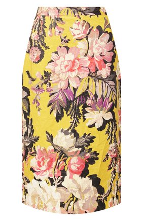 Женская юбка с принтом DRIES VAN NOTEN разноцветного цвета по цене 42250 руб., арт. 201-10808-9416 | Фото 1 Женская юбка с принтом DRIES VAN NOTEN разноцветного цвета, арт. 201-10808-9416 | Фото 1