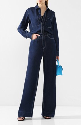 Женский джинсовый комбинезон RAG&BONE синего цвета по цене 45800 руб., арт. WCW19HJ004NI04 | Фото 2 Женский джинсовый комбинезон RAG&BONE синего цвета, арт. WCW19HJ004NI04 | Фото 2