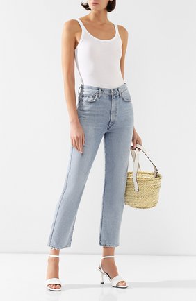 Женская хлопковая майка DOLCE & GABBANA белого цвета по цене 11450 руб., арт. 07A99T/FUGF5 | Фото 2 Женская хлопковая майка DOLCE & GABBANA белого цвета, арт. 07A99T/FUGF5 | Фото 2