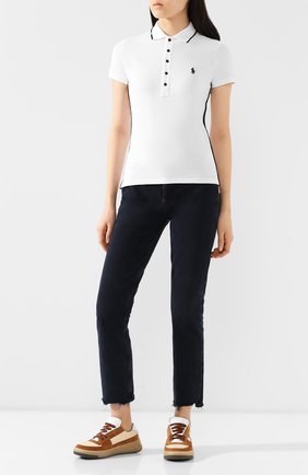 Женское хлопковое поло POLO RALPH LAUREN белого цвета по цене 11800 руб., арт. 211792457 | Фото 2 Женское хлопковое поло POLO RALPH LAUREN белого цвета, арт. 211792457 | Фото 2