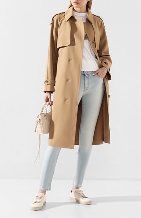 Женский тренч GOLDEN GOOSE DELUXE BRAND бежевого цвета по цене 110000 руб., арт. G36WP075.A1 | Фото 2 Женский тренч GOLDEN GOOSE DELUXE BRAND бежевого цвета, арт. G36WP075.A1 | Фото 2