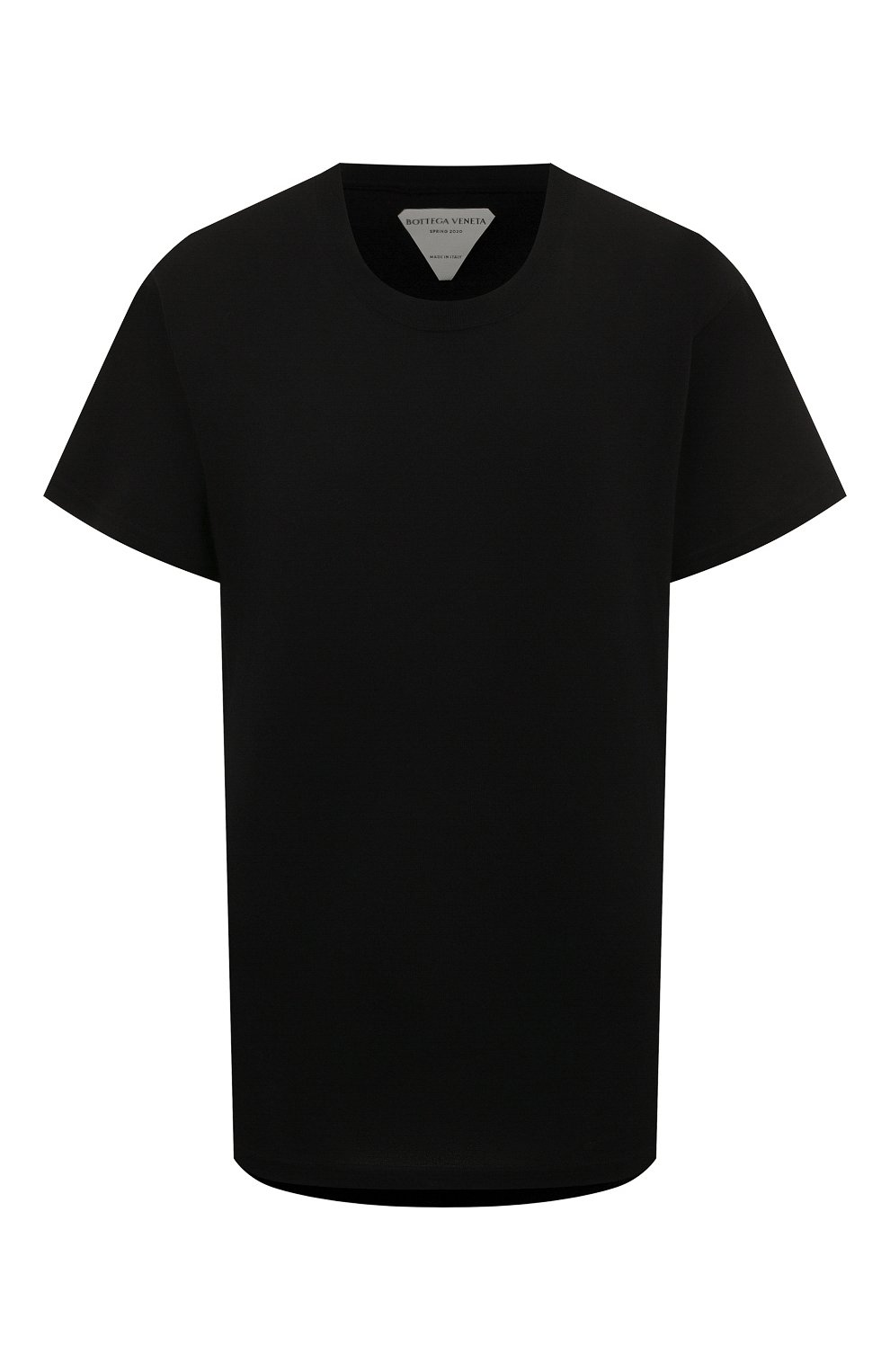 Хлопковая футболка Bottega Veneta Чёрный 613935/VF2A0 5487322