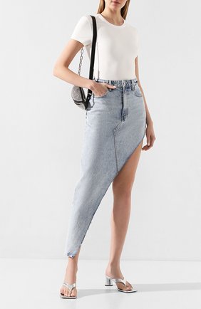 Женская футболка из вискозы ALEXANDERWANG.T кремвого цвета по цене 18350 руб., арт. 4CC1201002 | Фото 2 Женская футболка из вискозы ALEXANDERWANG.T кремвого цвета, арт. 4CC1201002 | Фото 2