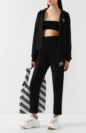 Женский кардиган ALEXANDERWANG.T черного цвета по цене 37150 руб., арт. 4CC1202009 | Фото 2 Женский кардиган ALEXANDERWANG.T черного цвета, арт. 4CC1202009 | Фото 2