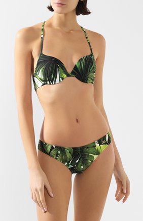 Женский плавки-бикини DOLCE & GABBANA зеленого цвета по цене 14650 руб., арт. 02A03J/FSGT0 | Фото 2 Женский плавки-бикини DOLCE & GABBANA зеленого цвета, арт. 02A03J/FSGT0 | Фото 2