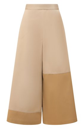 Женские хлопковые кюлоты LOEWE бежевого цвета по цене 59950 руб., арт. S2102210FA | Фото 1 Женские хлопковые кюлоты LOEWE бежевого цвета, арт. S2102210FA | Фото 1