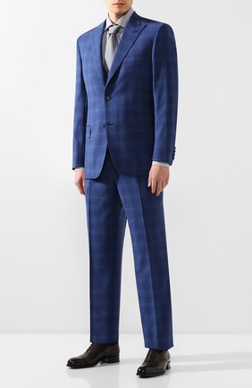 Мужская хлопковая сорочка KITON серого цвета по цене 49400 руб., арт. UCIH0730524 | Фото 2 Мужская хлопковая сорочка KITON серого цвета, арт. UCIH0730524 | Фото 2