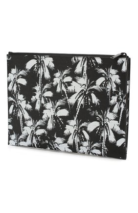Мужской кожаный футляр для документов SAINT LAURENT черно-белого цвета по цене 53050 руб., арт. 397294/1FHAU | Фото 2 Мужской кожаный футляр для документов SAINT LAURENT черно-белого цвета, арт. 397294/1FHAU | Фото 2