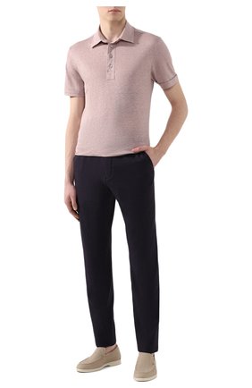 Мужское льняное поло ERMENEGILDO ZEGNA розового цвета по цене 29950 руб., арт. UU564/723 | Фото 2 Мужское льняное поло ERMENEGILDO ZEGNA розового цвета, арт. UU564/723 | Фото 2 (Материал внешний: Лен; Длина (для топов): Стандартные; Рукава: Короткие; Застежка: Пуговицы)