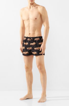Детского плавки-шорты DOLCE & GABBANA черного цвета по цене 29950 руб., арт. M4A06T/HSM3E | Фото 2 Детского плавки-шорты DOLCE & GABBANA черного цвета, арт. M4A06T/HSM3E | Фото 2