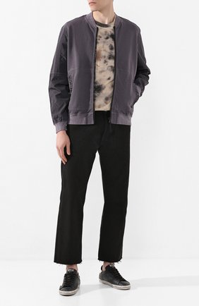 Мужской комбинированный бомбер STONE ISLAND SHADOW PROJECT серого цвета по цене 42400 руб., арт. 721960107 | Фото 2 Мужской комбинированный бомбер STONE ISLAND SHADOW PROJECT серого цвета, арт. 721960107 | Фото 2
