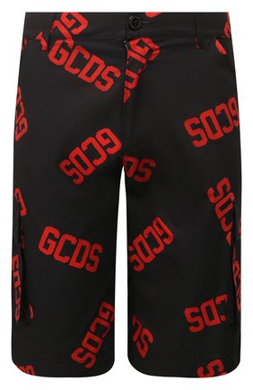 Мужские хлопковые шорты GCDS темно-синего цвета по цене 29600 руб., арт. SS20M030133 | Фото 1 Мужские хлопковые шорты GCDS темно-синего цвета, арт. SS20M030133 | Фото 1