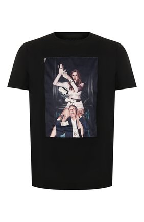Мужская хлопковая футболка LIMITATO черного цвета по цене 15650 руб., арт. BE CAREFUL/T-SHIRT | Фото 1 Мужская хлопковая футболка LIMITATO черного цвета, арт. BE CAREFUL/T-SHIRT | Фото 1