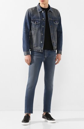 Мужская джинсовая куртка GIVENCHY синего цвета по цене 95050 руб., арт. BM00CY50CN | Фото 2 Мужская джинсовая куртка GIVENCHY синего цвета, арт. BM00CY50CN | Фото 2