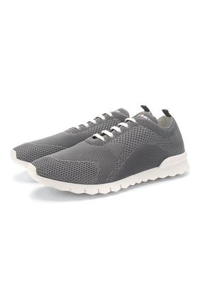 Мужские текстильные кроссовки KITON серого цвета по цене 45200 руб., арт. USSFITSN00609 | Фото 1 Мужские текстильные кроссовки KITON серого цвета, арт. USSFITSN00609 | Фото 1