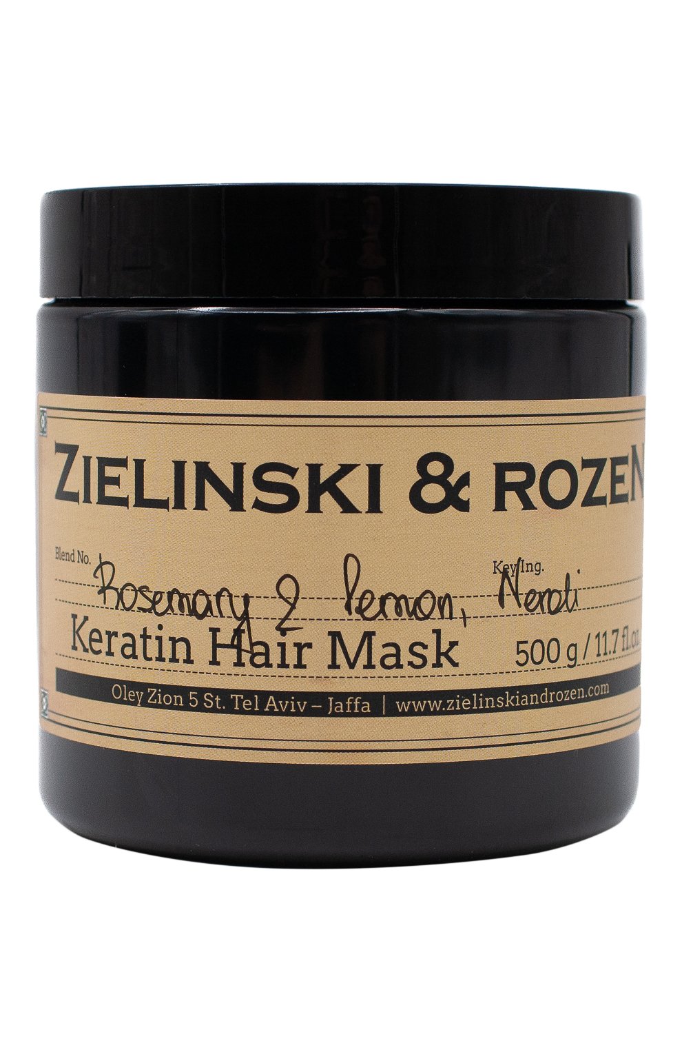 Женская кератиновая маска для волос rosemary & lemon, neroli ZIELINSKI&ROZEN бесцветного цвета, арт. 4627153152477 | Фото 1