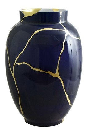 Ваза kintsugi BERNARDAUD синего цвета по цене 2290000 руб., арт. 1834/22985 | Фото 1 Ваза kintsugi BERNARDAUD синего цвета, арт. 1834/22985 | Фото 1 (Ограничения доставки: fragile-2)
