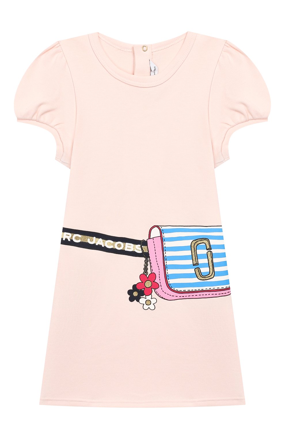 Женская хлопковое платье MARC JACOBS (THE) светло-розового цвета, арт. W02138 | Фото 1