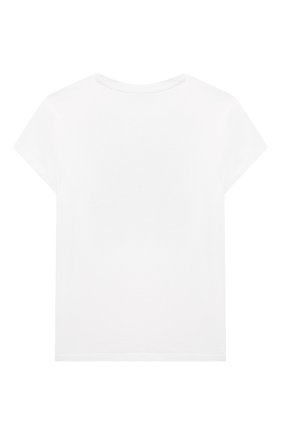 Детская хлопковая футболка KARL LAGERFELD KIDS белого цвета по цене 5440 руб., арт. Z15232 | Фото 2 Детская хлопковая футболка KARL LAGERFELD KIDS белого цвета, арт. Z15232 | Фото 2