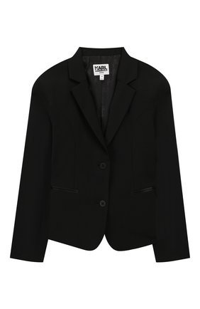 Детский жакет KARL LAGERFELD KIDS черного цвета по цене 19700 руб., арт. Z16080 | Фото 1 Детский жакет KARL LAGERFELD KIDS черного цвета, арт. Z16080 | Фото 1