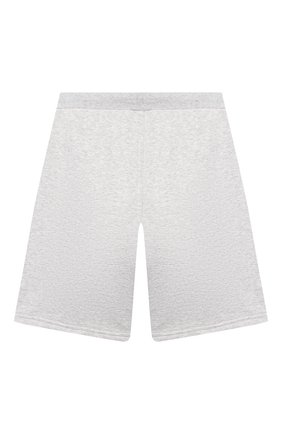 Детские хлопковые шорты KARL LAGERFELD KIDS серого цвета по цене 6730 руб., арт. Z24092 | Фото 2 Детские хлопковые шорты KARL LAGERFELD KIDS серого цвета, арт. Z24092 | Фото 2