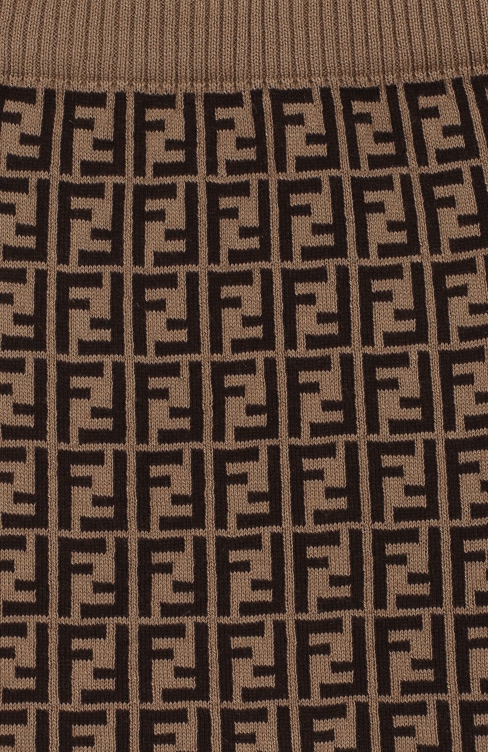 Детские хлопковые джоггеры FENDI коричневого цвета по цене 15850 руб., арт. BUG012/A3TE/12M-24M | Фото 3 Детские хлопковые джоггеры FENDI коричневого цвета, арт. BUG012/A3TE/12M-24M | Фото 3