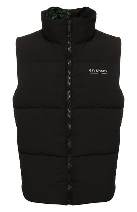 Мужской утепленный жилет GIVENCHY черного цвета по цене 85500 руб., арт. BM00GK12MB | Фото 1 Мужской утепленный жилет GIVENCHY черного цвета, арт. BM00GK12MB | Фото 1