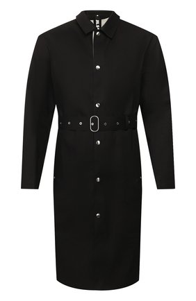 Мужской хлопковый плащ JIL SANDER черного цвета по цене 189000 руб., арт. JPUQ475509-MQ246000 | Фото 1 Мужской хлопковый плащ JIL SANDER черного цвета, арт. JPUQ475509-MQ246000 | Фото 1
