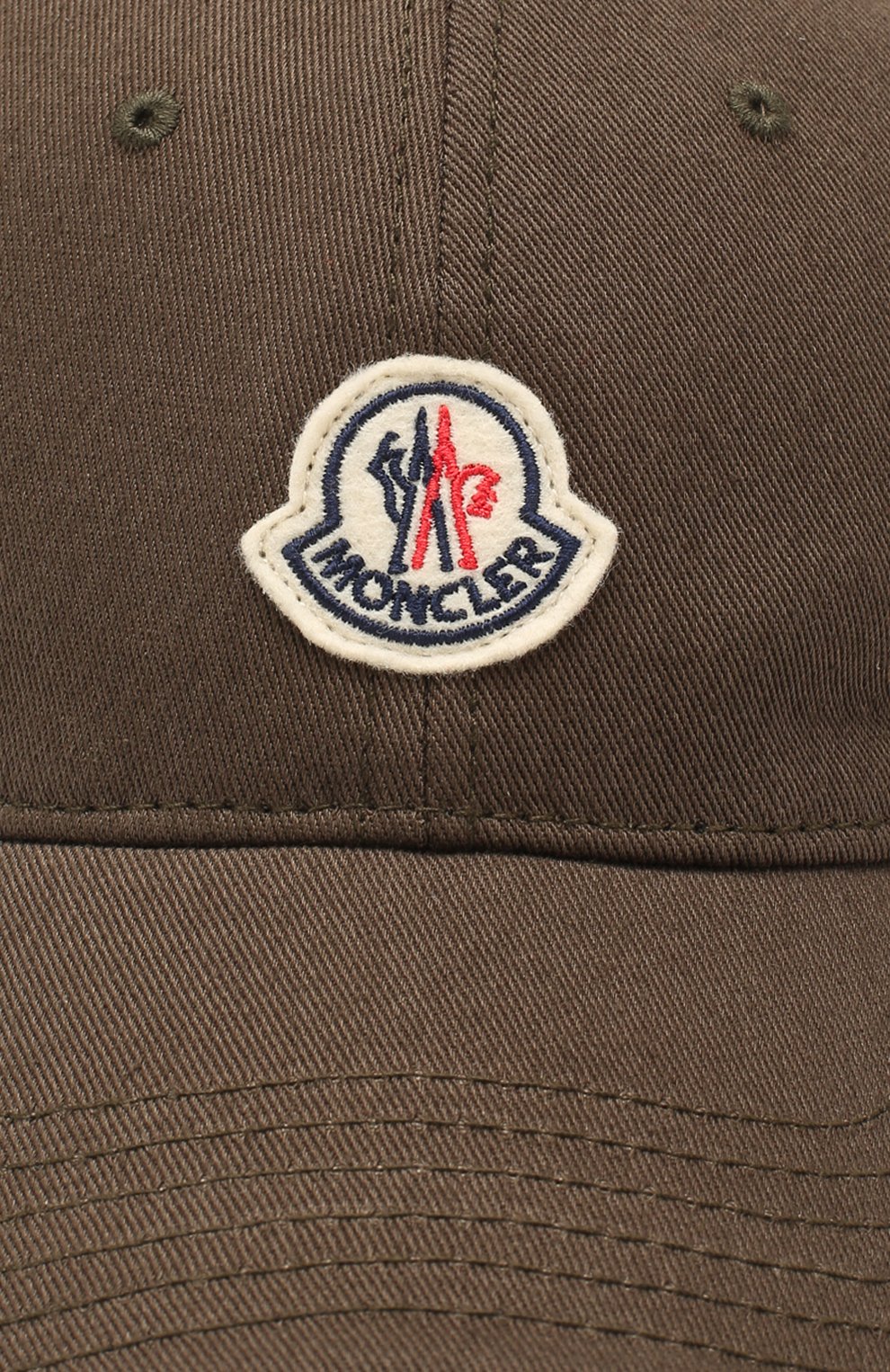 Мужской хлопковая бейсболка MONCLER зеленого цвета по цене 9300 руб., арт. F1-091-3B707-00-V0090 | Фото 3 Мужской хлопковая бейсболка MONCLER зеленого цвета, арт. F1-091-3B707-00-V0090 | Фото 3