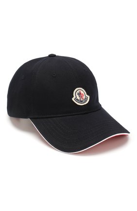 Мужской хлопковая бейсболка MONCLER темно-синего цвета по цене 9300 руб., арт. F1-091-3B707-00-V0090 | Фото 1 Мужской хлопковая бейсболка MONCLER темно-синего цвета, арт. F1-091-3B707-00-V0090 | Фото 1