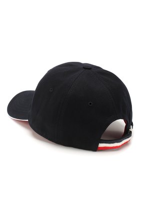 Мужской хлопковая бейсболка MONCLER темно-синего цвета по цене 9300 руб., арт. F1-091-3B707-00-V0090 | Фото 2 Мужской хлопковая бейсболка MONCLER темно-синего цвета, арт. F1-091-3B707-00-V0090 | Фото 2