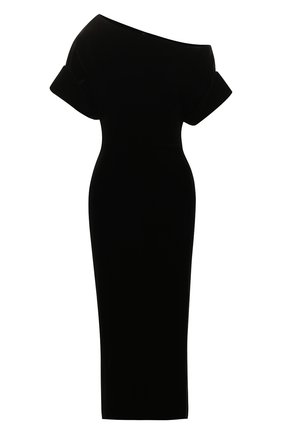 Женское платье-миди CHRISTOPHER KANE черного цвета по цене 85900 руб., арт. CFW DR2582 STRETCH VELVET | Фото 1 Женское платье-миди CHRISTOPHER KANE черного цвета, арт. CFW DR2582 STRETCH VELVET | Фото 1