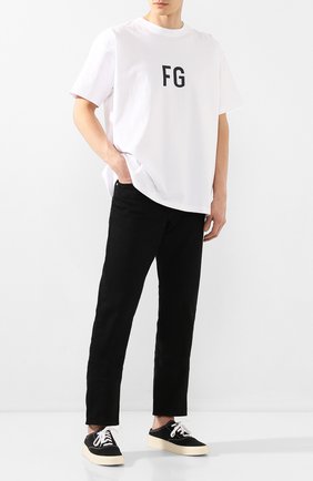 Мужские текстильные кеды FEAR OF GOD черного цвета по цене 29850 руб., арт. 6S19-7012/CAN | Фото 2 Мужские текстильные кеды FEAR OF GOD черного цвета, арт. 6S19-7012/CAN | Фото 2