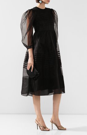 Женское шелковое платье SIMONE ROCHA черного цвета по цене 111500 руб., арт. 3708/0360 | Фото 2 Женское шелковое платье SIMONE ROCHA черного цвета, арт. 3708/0360 | Фото 2