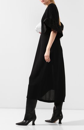 Женские кожаные сапоги BOTTEGA VENETA черного цвета по цене 79350 руб., арт. 608843/VBSL0 | Фото 2 Женские кожаные сапоги BOTTEGA VENETA черного цвета, арт. 608843/VBSL0 | Фото 2