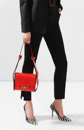Женская сумка eden small GIVENCHY красного цвета по цене 131500 руб., арт. BB50B1B0LK | Фото 2 Женская сумка eden small GIVENCHY красного цвета, арт. BB50B1B0LK | Фото 2