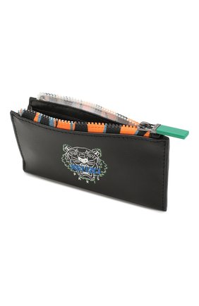 Женский кожаный футляр для кредитных карт KENZO черного цвета по цене 8995 руб., арт. FA55PM316L48 | Фото 3 Женский кожаный футляр для кредитных карт KENZO черного цвета, арт. FA55PM316L48 | Фото 3