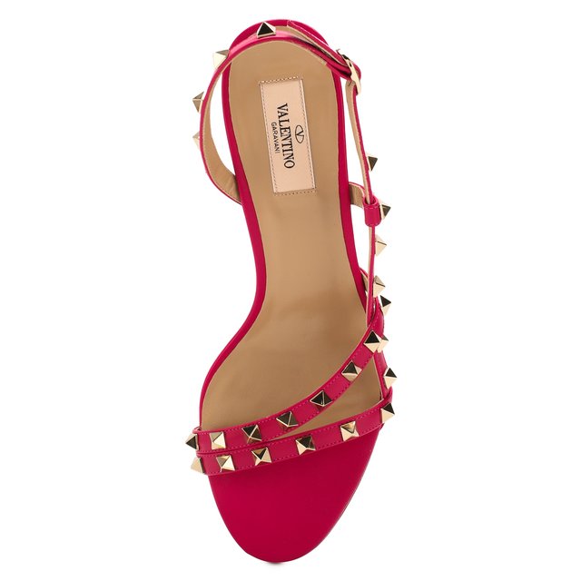 фото Кожаные босоножки rockstud valentino