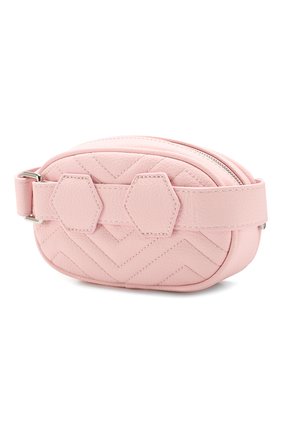 Детская поясная сумка PHILIPP PLEIN розового цвета по цене 22650 руб., арт. S20A GBA0149 PTE003N | Фото 2 Детская поясная сумка PHILIPP PLEIN розового цвета, арт. S20A GBA0149 PTE003N | Фото 2