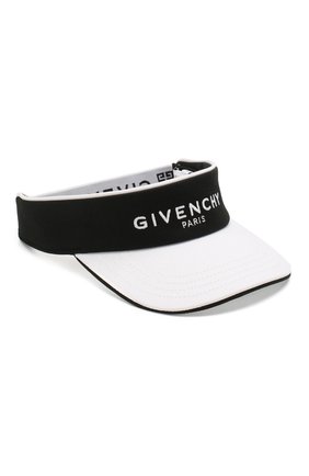 Детская козырек GIVENCHY черно-белого цвета по цене 14350 руб., арт. H11005 | Фото 1 Детская козырек GIVENCHY черно-белого цвета, арт. H11005 | Фото 1